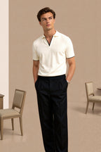 Arlo | Men's Contrast Slim Fit Polo Shirt | Modern and Refined