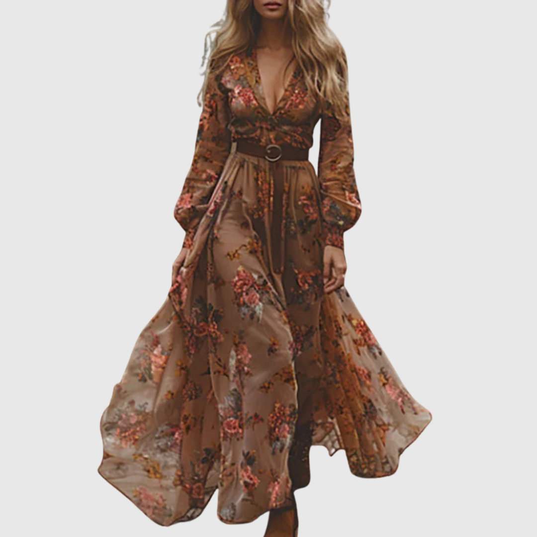 Ayla | Boho Maxi Dress | Free-Spirited and Elegant