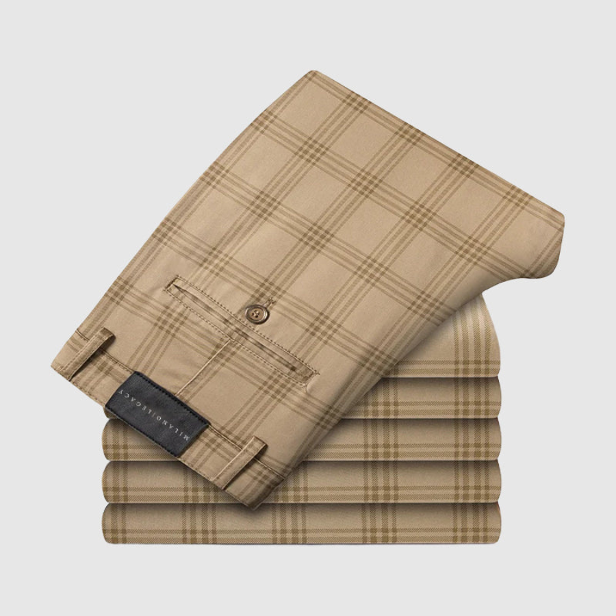 Flavio | Plaid Tailored Pants | Sharp and Comfortable