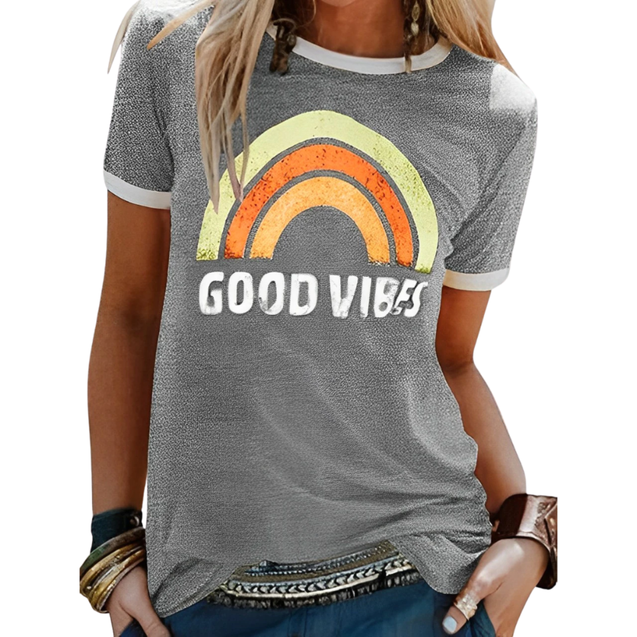 Zoey | Good Vibes Shirt | Relaxed and Uplifting Style