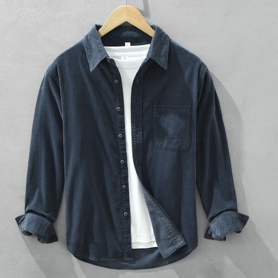 Magnus | Retro Corduroy Shirt for Men | Elegant and Versatile