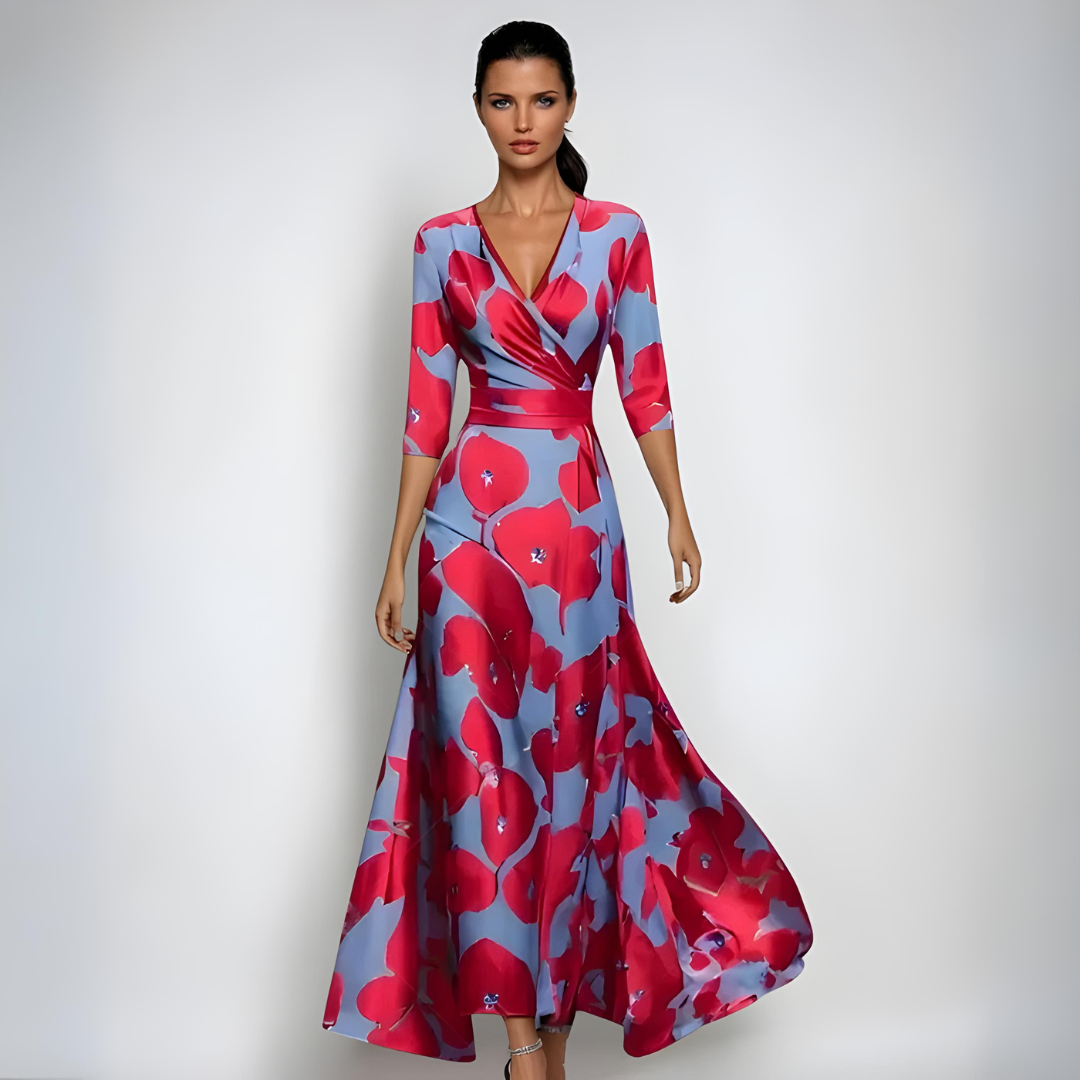 Hana | Floral Maxi Dress | Graceful and Feminine