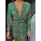 Alba | Boho Maxi Summer Dress | Long-sleeved and Flowing