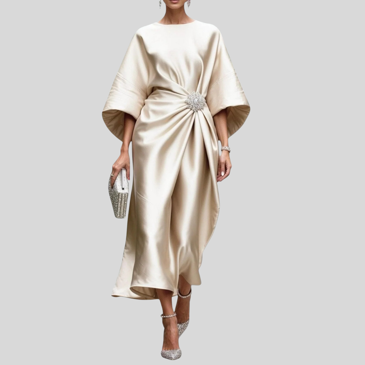 Pansy | Elegant Midi Dress | Chic and Comfortable