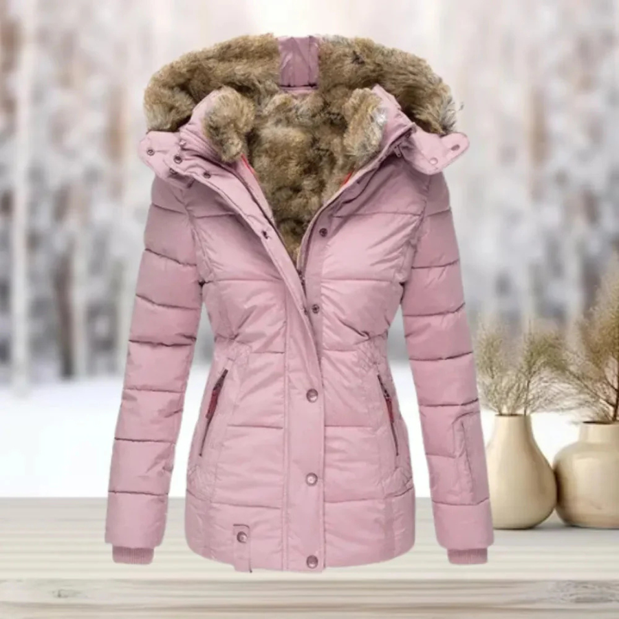 Agnes | Fur-Lined Down Puffer Jacket | Warmth and Style for Cold Days