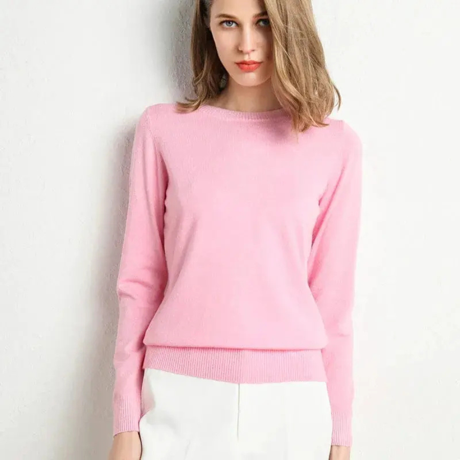 Lucy | Women’s Classic Cashmere Sweater | Timeless Comfort and Luxury