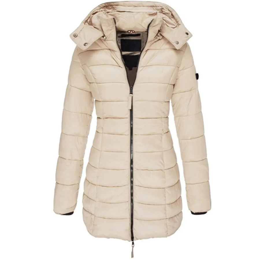 Maren | Women’s Longline Hooded Down Jacket | Reliable Warmth with Everyday Style