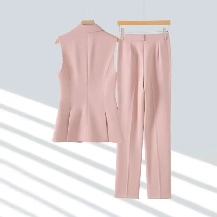 Ayla | 2‑Piece Pantsuit Set | Polished Match with Modern Ease