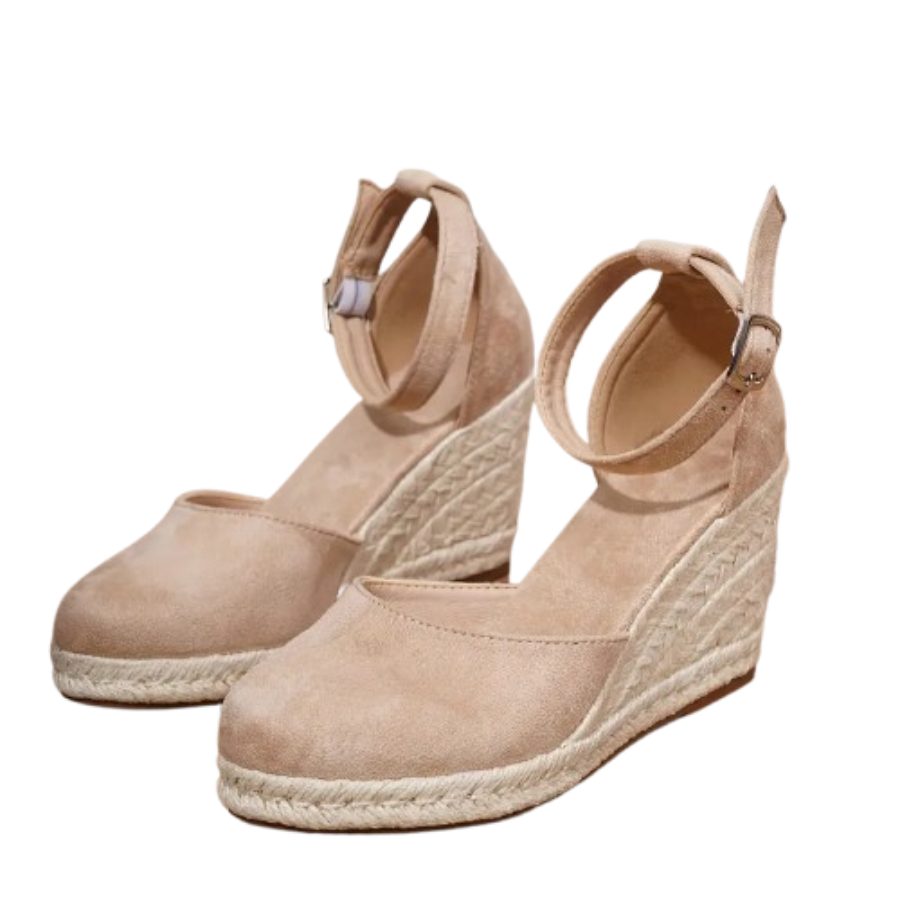 Anneliese | Espadrille Closed-Toe Wedge | Effortless Summer Style with Elevated Comfort