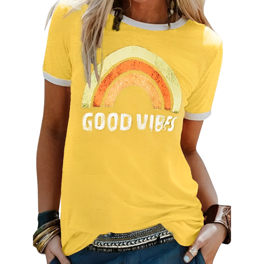 Zoey | Good Vibes Shirt | Relaxed and Uplifting Style