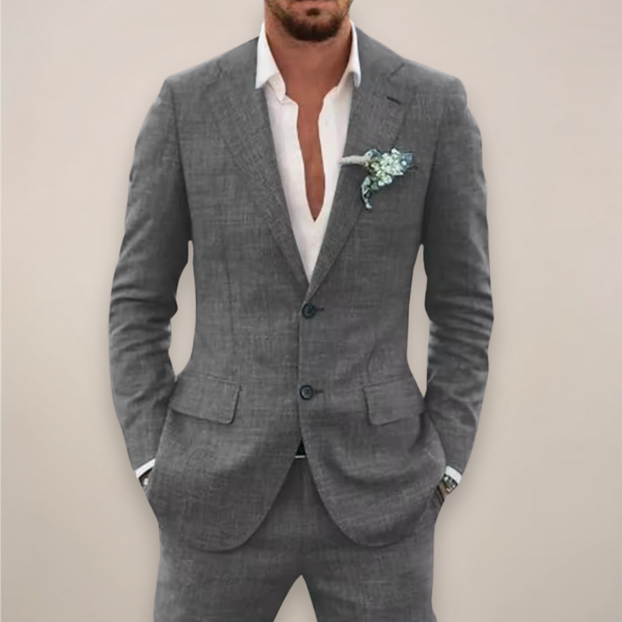 Sander | Linen Two-Piece Suit | Light and Refined