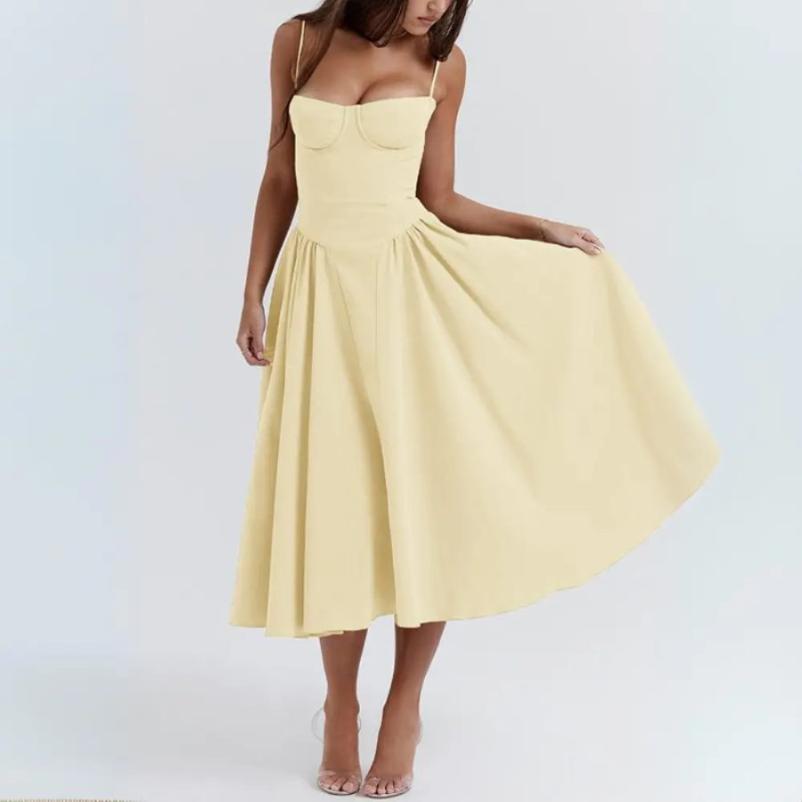 Nicole | Vintage Cami Midi Dress | Timeless and Feminine