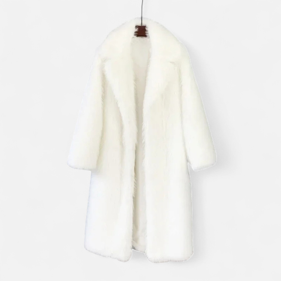 Linda | Long Faux Fur Overcoat | Luxurious and Warm