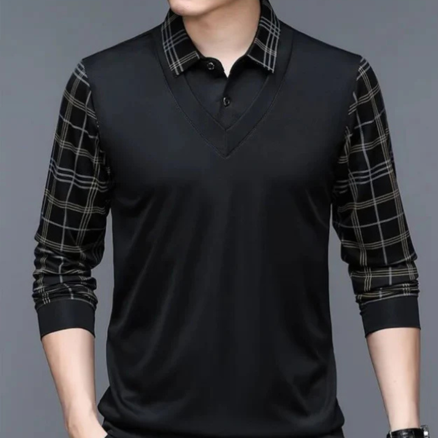 Tobias | Long Sleeve Polo | Refined and Comfortable