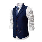 Patrick | Herringbone Waistcoat | Timeless and Versatile