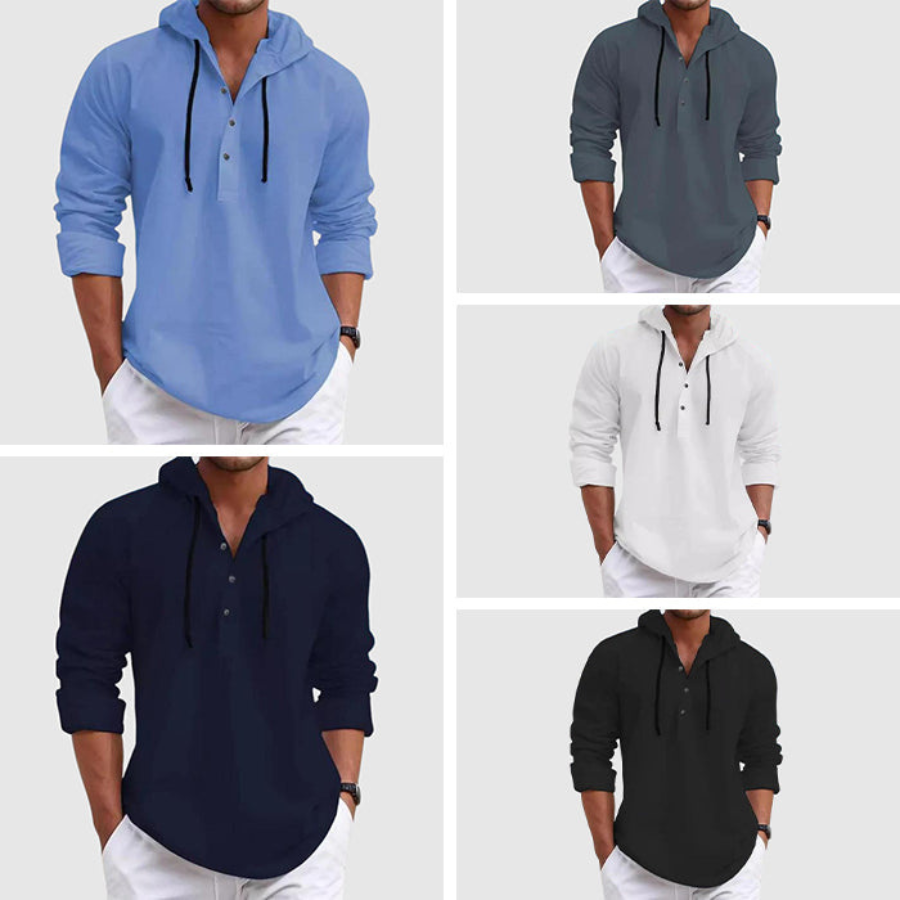 Elias | Weekend Hooded Shirt | Relaxed and Versatile