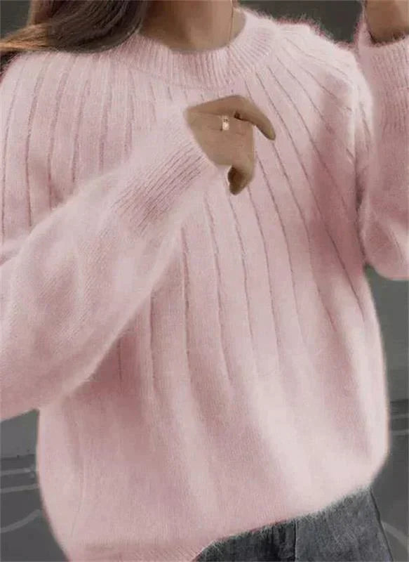 Penelope | Women's Knit Sweater, Elegant Cashmere Winter Pullover for Casual Wear