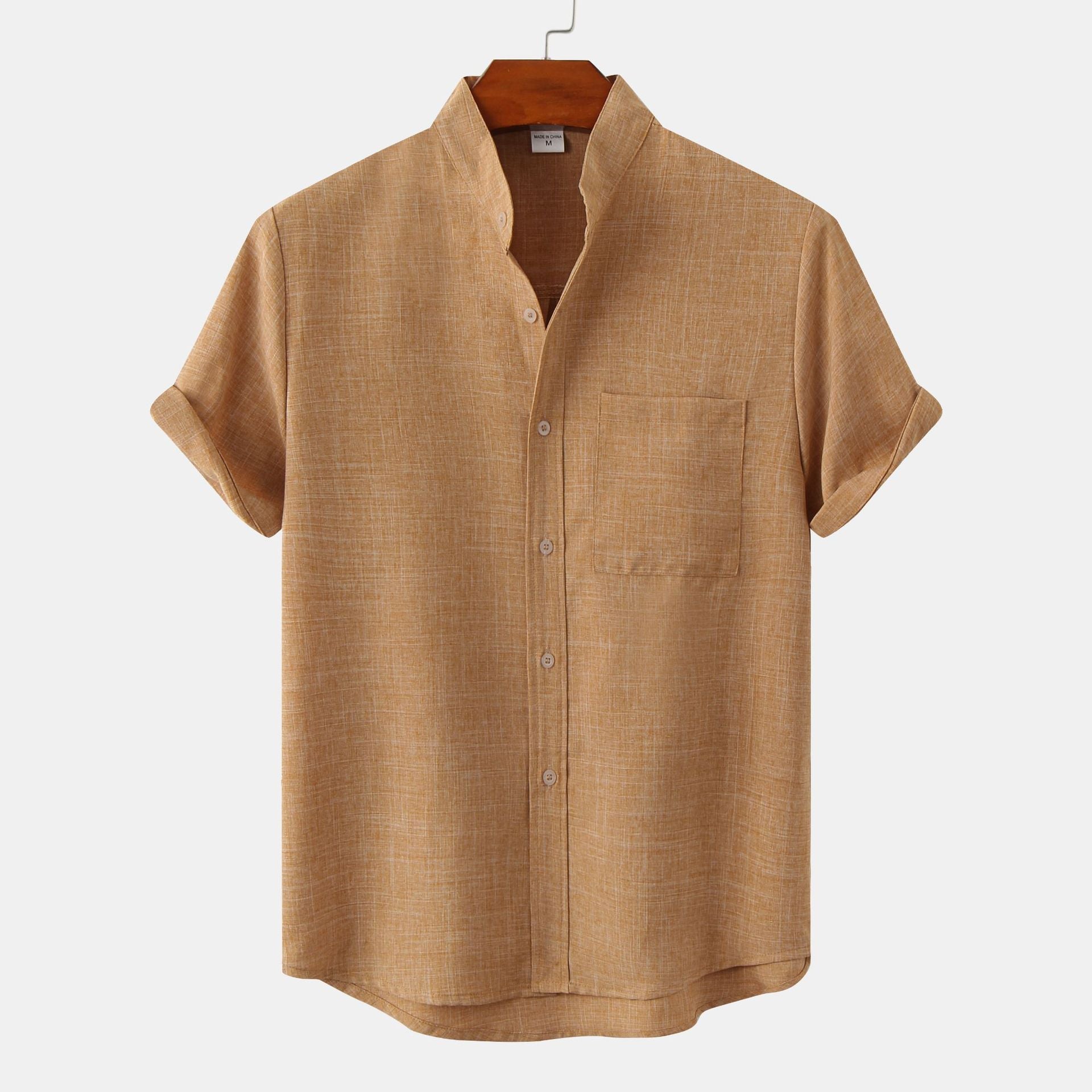 Lucas | Men’s Short Sleeve Summer Shirt | Lightweight Everyday Comfort & Style