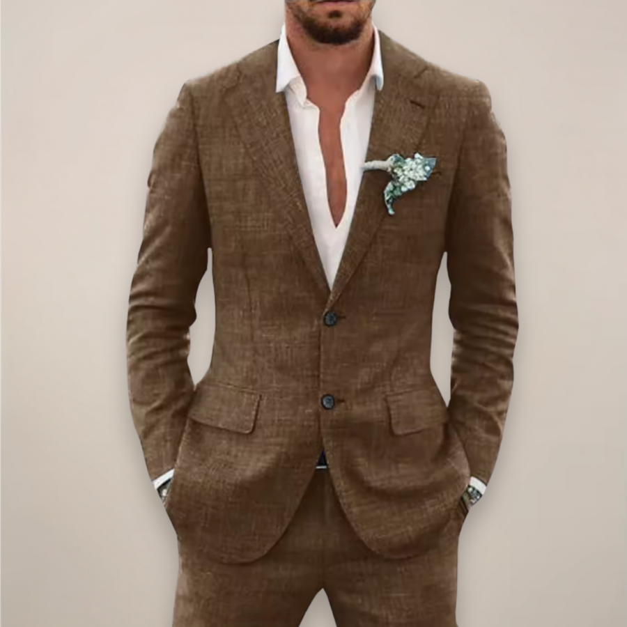 Sander | Linen Two-Piece Suit | Light and Refined