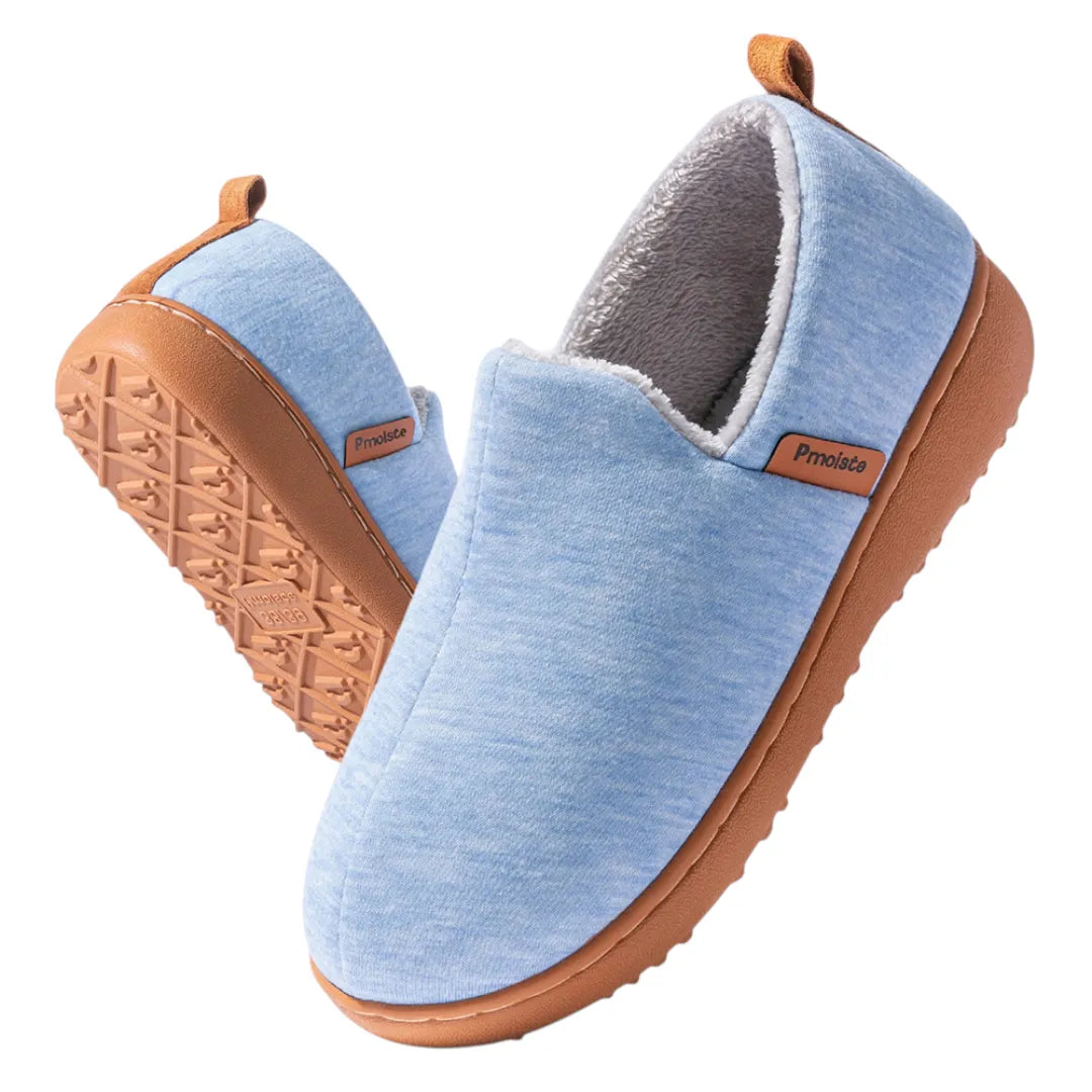 Sienna | Women's Cushioned Fleece-Lined Slippers, Hard Sole Winter House Shoes