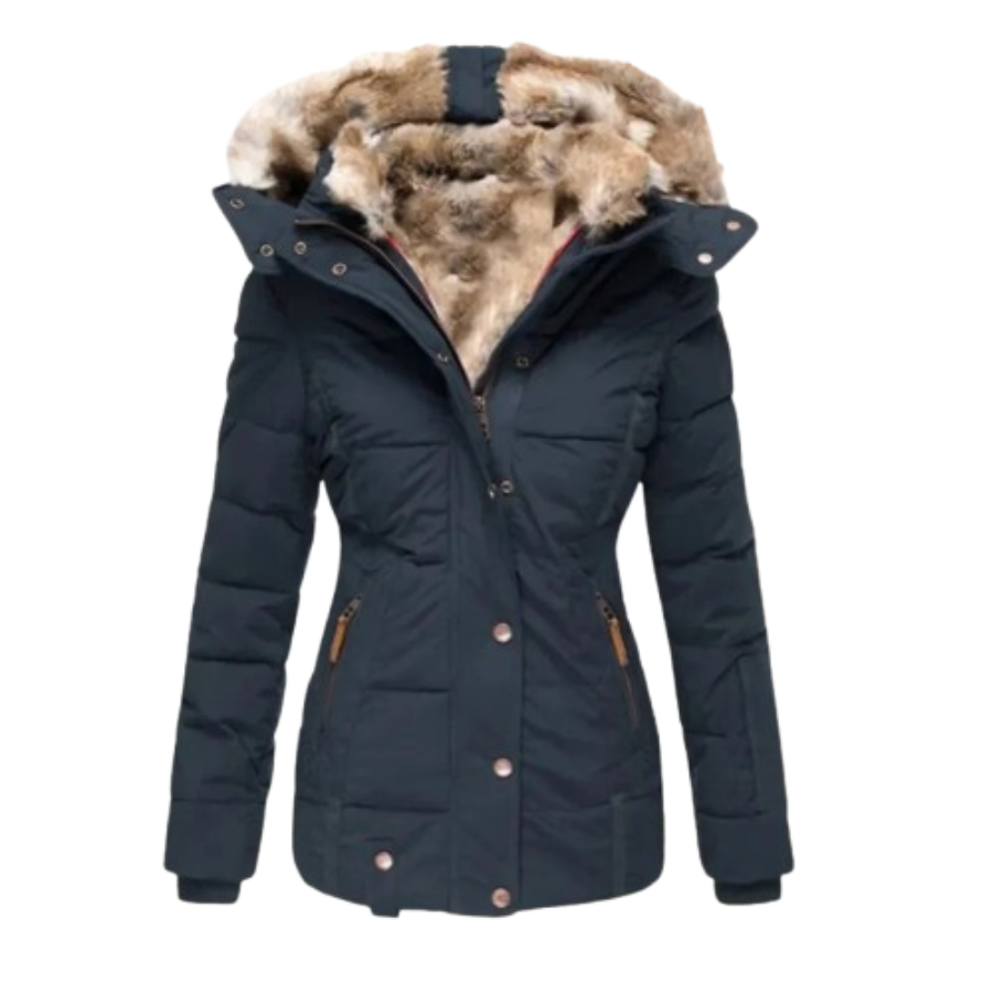 Agnes | Fur-Lined Down Puffer Jacket | Warmth and Style for Cold Days