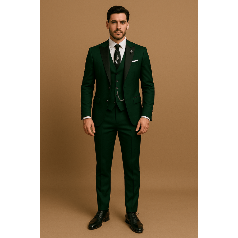 Juhani | Slim Fit Three-Piece Suit | Sharp and Refined