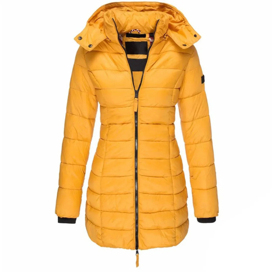 Maren | Women’s Longline Hooded Down Jacket | Reliable Warmth with Everyday Style