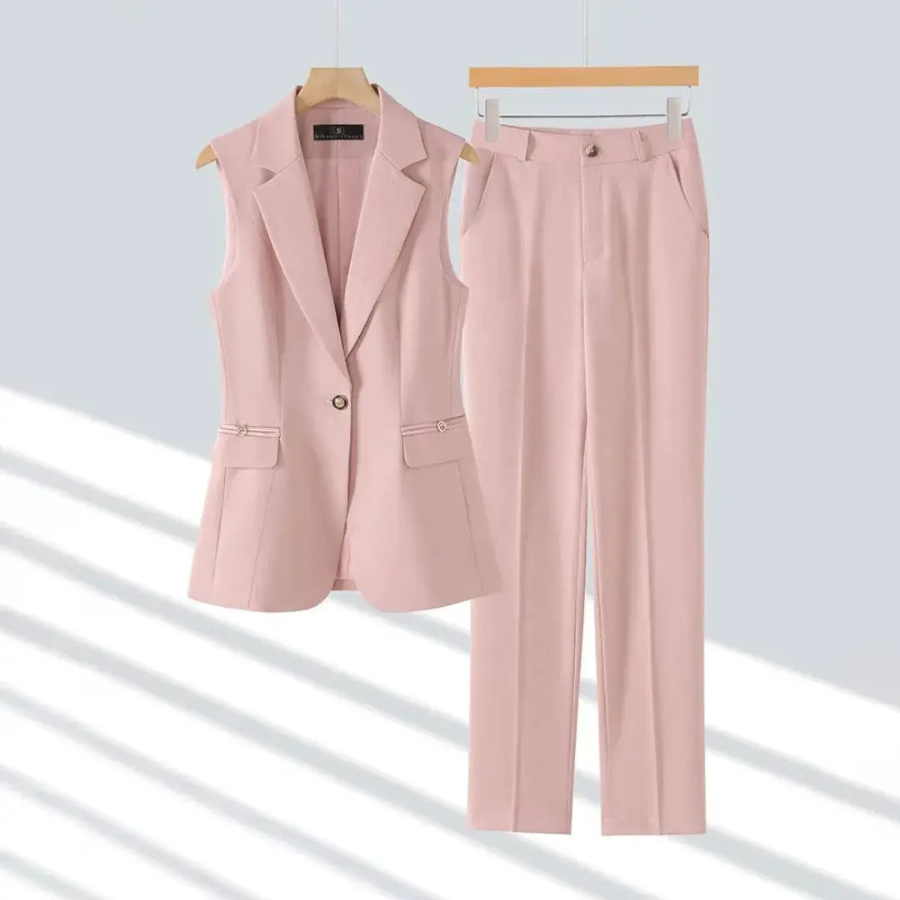 Ayla | 2‑Piece Pantsuit Set | Polished Match with Modern Ease