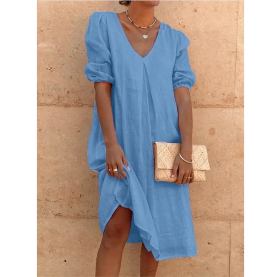 Ione | Casual Women’s Midi Dress | Effortless and Everyday Chic