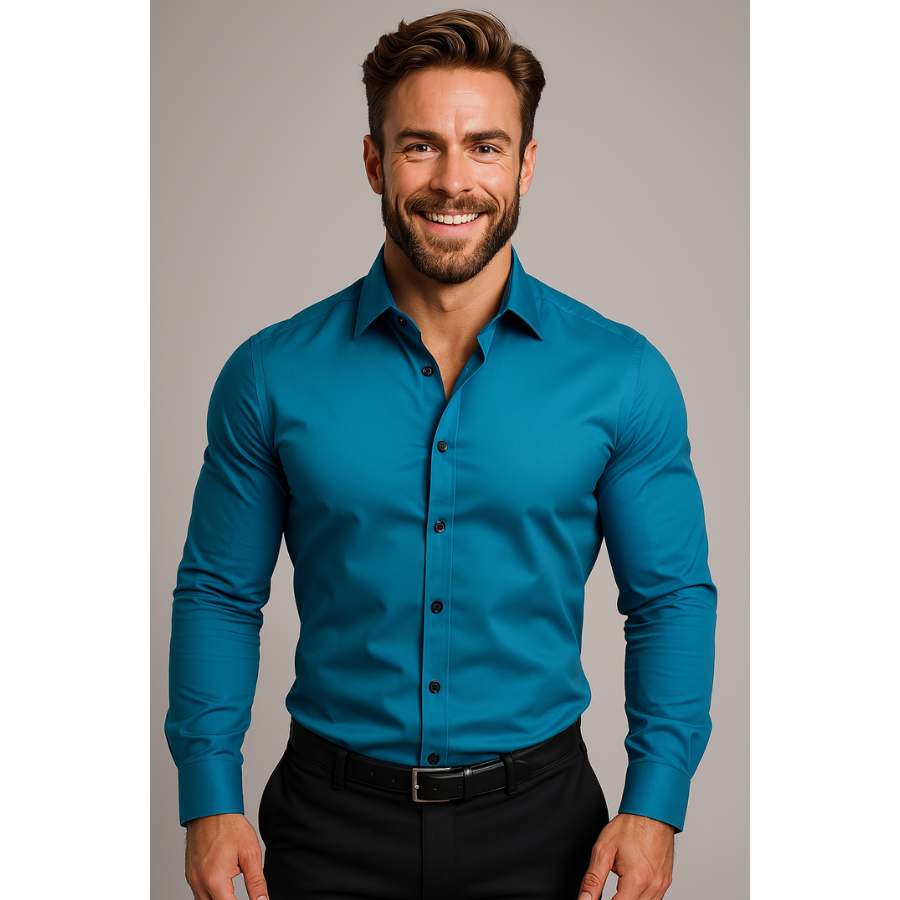 Pavel | Men’s Long-Sleeved Shirt | Structured and Effortless