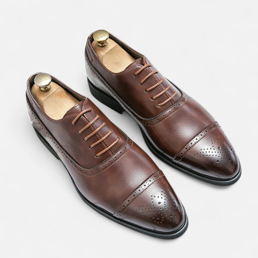 Gianni | Classic Carved Formal Shoes | Elegant and Refined