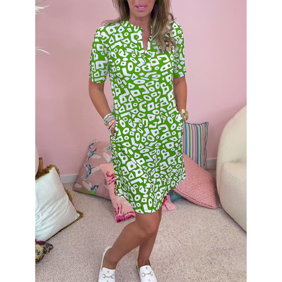 Beatrice | Elegant V-Neck Dress | Graceful and Refined
