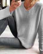 Matilda | Women's Knit Sweater, Casual Soft Wool Blend Winter Pullover for Everyday Wear