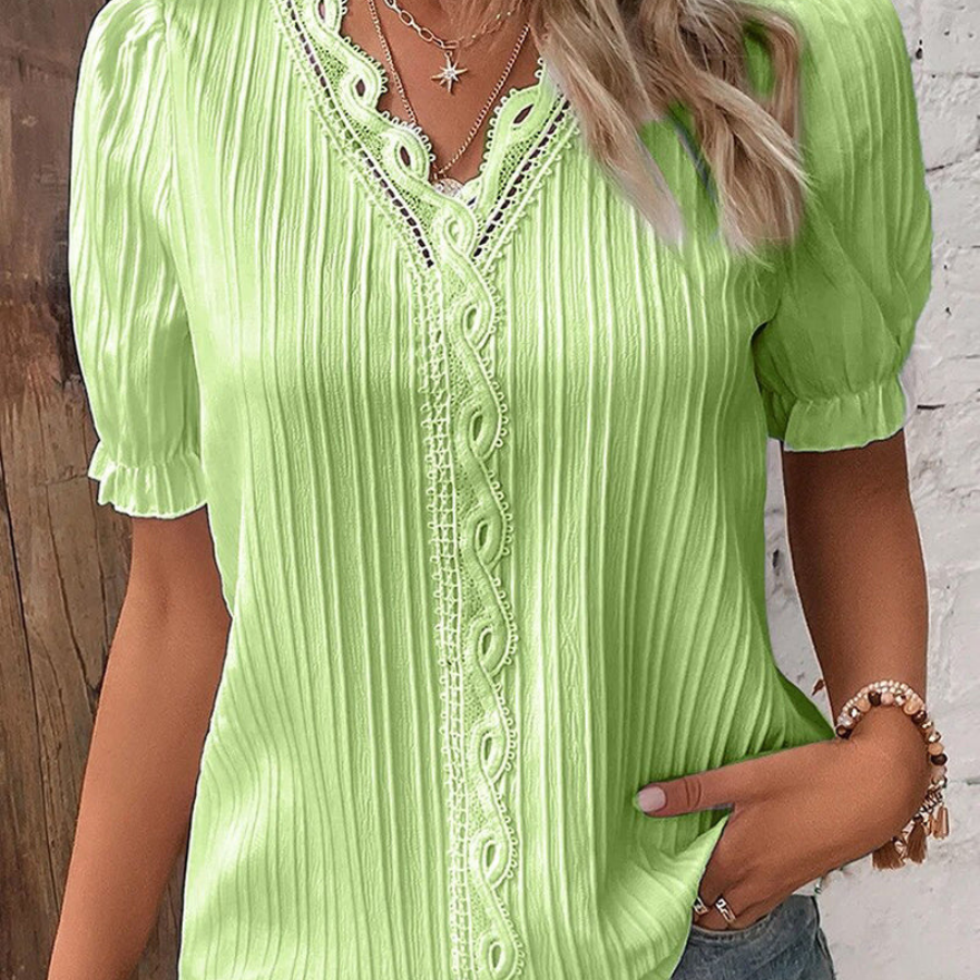 Jade | Elegant Summer Blouse for Women | Light, Refined, and Effortlessly Chic