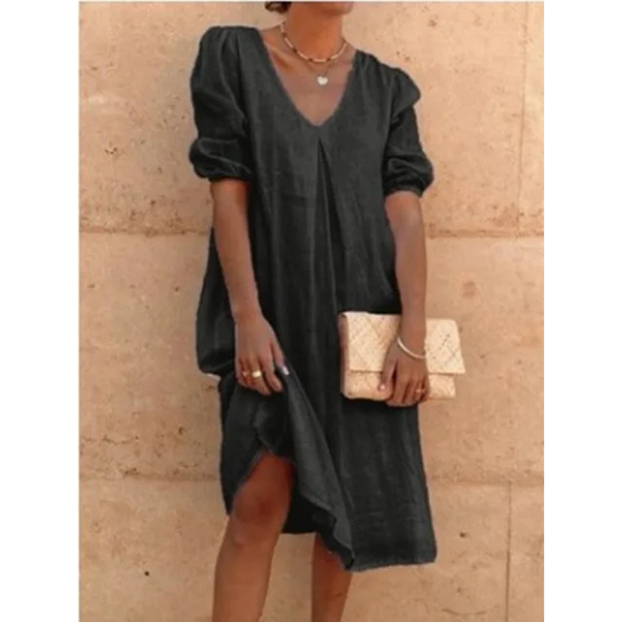 Ione | Casual Women’s Midi Dress | Effortless and Everyday Chic