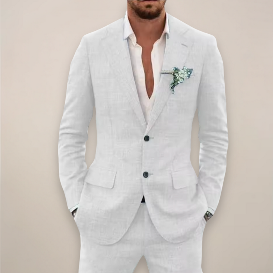 Sander | Linen Two-Piece Suit | Light and Refined