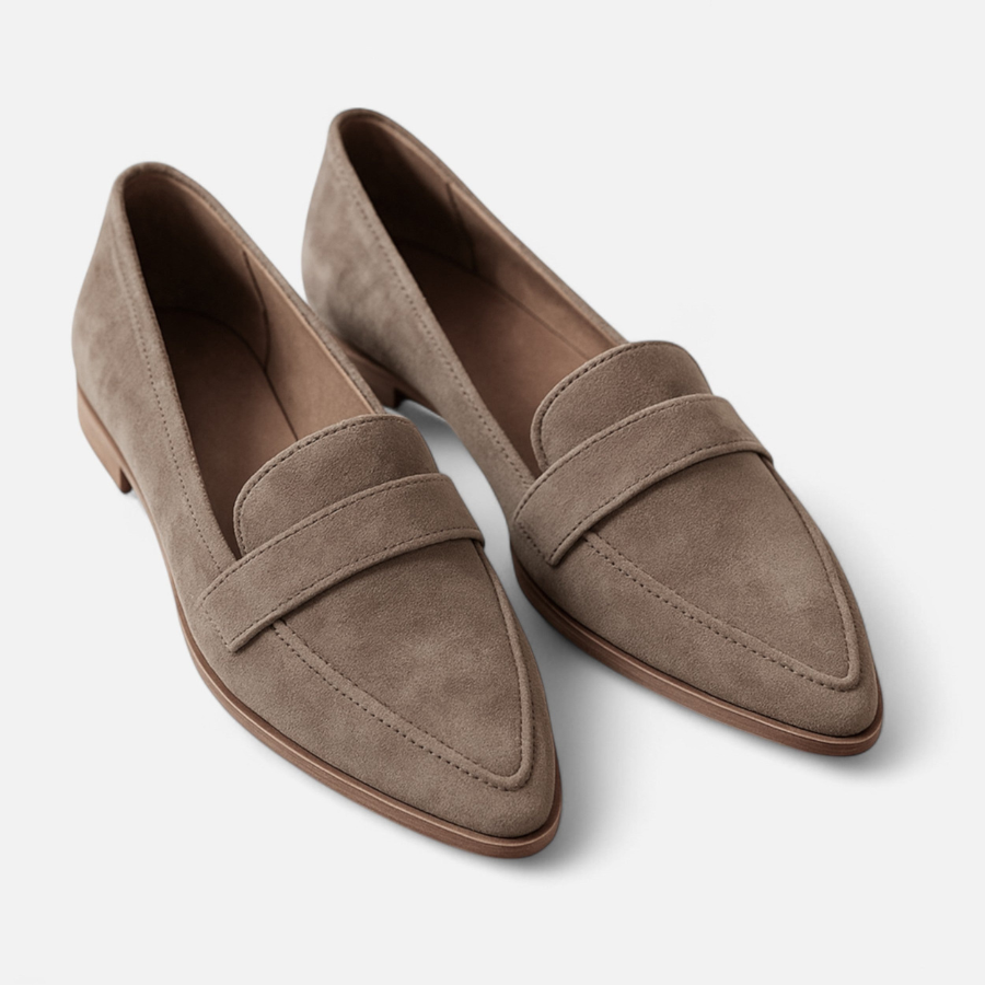 Isabella | Retro Pointed-Toe Loafers | Chic and Timeless