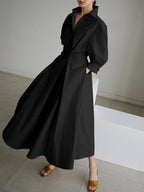 Sophia | Women’s Long Sleeve Maxi Shirt Dress | Effortless Elegance with Modern Shirt Styling