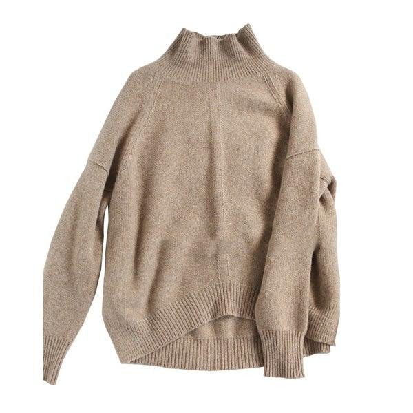 Olivia | Women's Oversized Cashmere Sweater, Soft Winter Knit Pullover