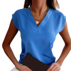 Romy | Women’s V-Neck Short-Sleeve Top | Light, Flattering and Effortlessly Chic