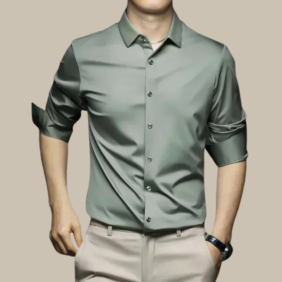 Matteo | Casual Silk Shirt for Men | Refined and Effortless