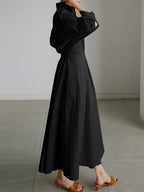 Sophia | Women’s Long Sleeve Maxi Shirt Dress | Effortless Elegance with Modern Shirt Styling
