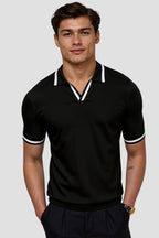 Arlo | Men's Contrast Slim Fit Polo Shirt | Modern and Refined
