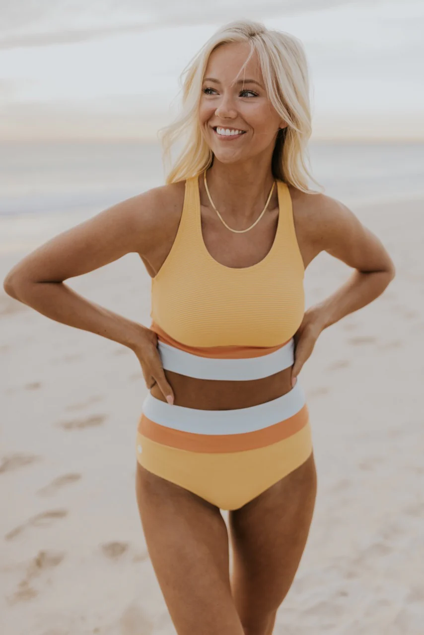Barbara | Women’s Colorblock Bikini Set | Modern Style with a Flattering Fit