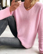 Matilda | Women's Knit Sweater, Casual Soft Wool Blend Winter Pullover for Everyday Wear