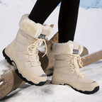 Charlotte | Women's Faux Fur Snow Boots, Cushioned Winter Boots for Cold Weather