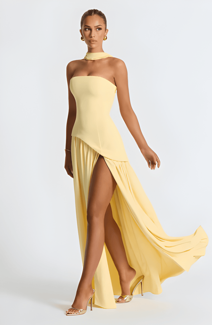 Gladys | Sleeveless A-Line Midi Dress | Effortless Style & Refined Simplicity