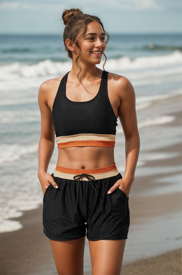 Christina | Women's Colorblock Sports Bikini Set | Supportive and Active Comfort