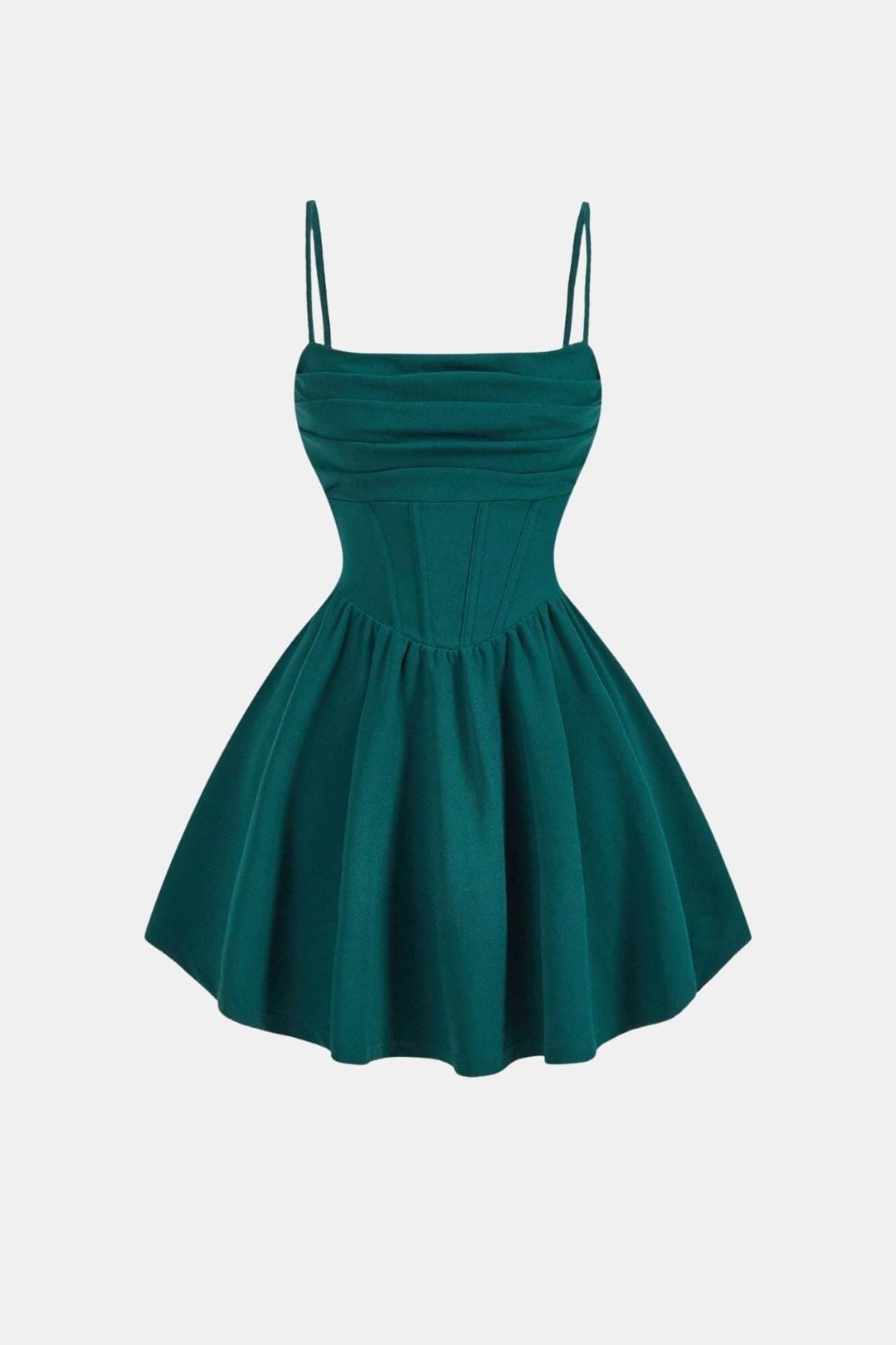 Ivy | Ruched Cami Mini Dress | Effortless Curves & Evening-Ready Style