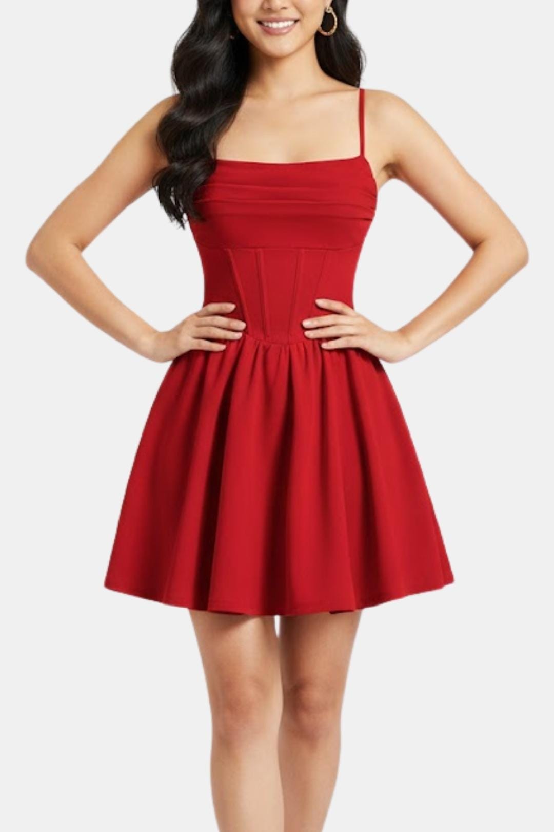 Ivy | Ruched Cami Mini Dress | Effortless Curves & Evening-Ready Style